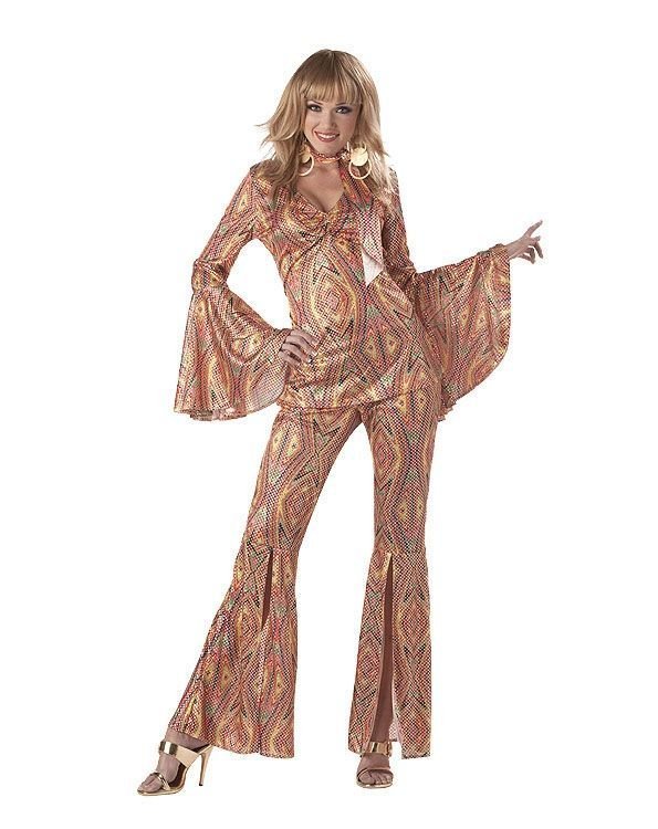 Plus size discolicious disco costume
